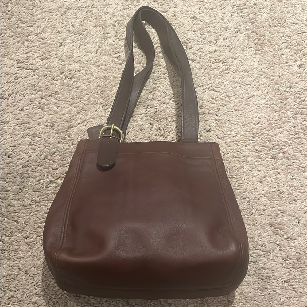 Coach - Brown Leather Shoulder Bag